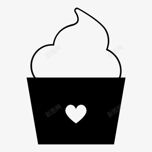 紙杯蛋糕烘焙食品糖果圖標 標志 ui圖標 設計圖片 免費下載 頁面網頁 平面電商 創意素材 糖果圖標